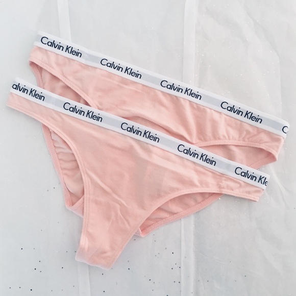 calvin klein pink underwear set